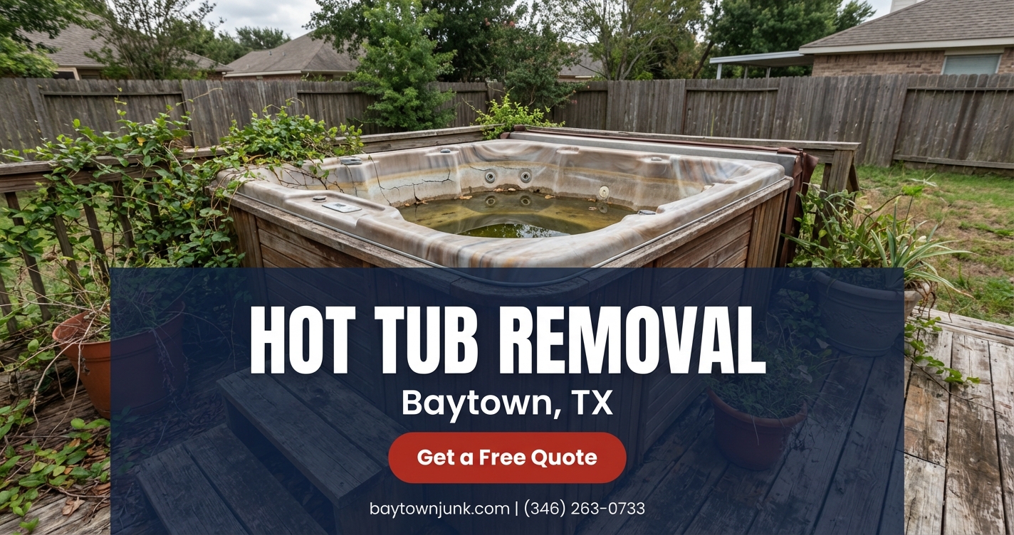 Hot Tub Removal in Baytown, TX - Demo and Haul-Off