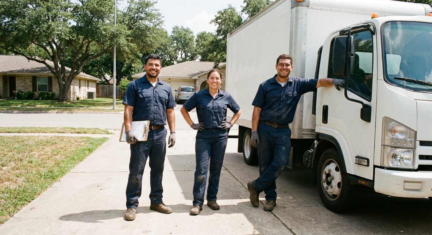 Baytown Junk Removal crew ready to work