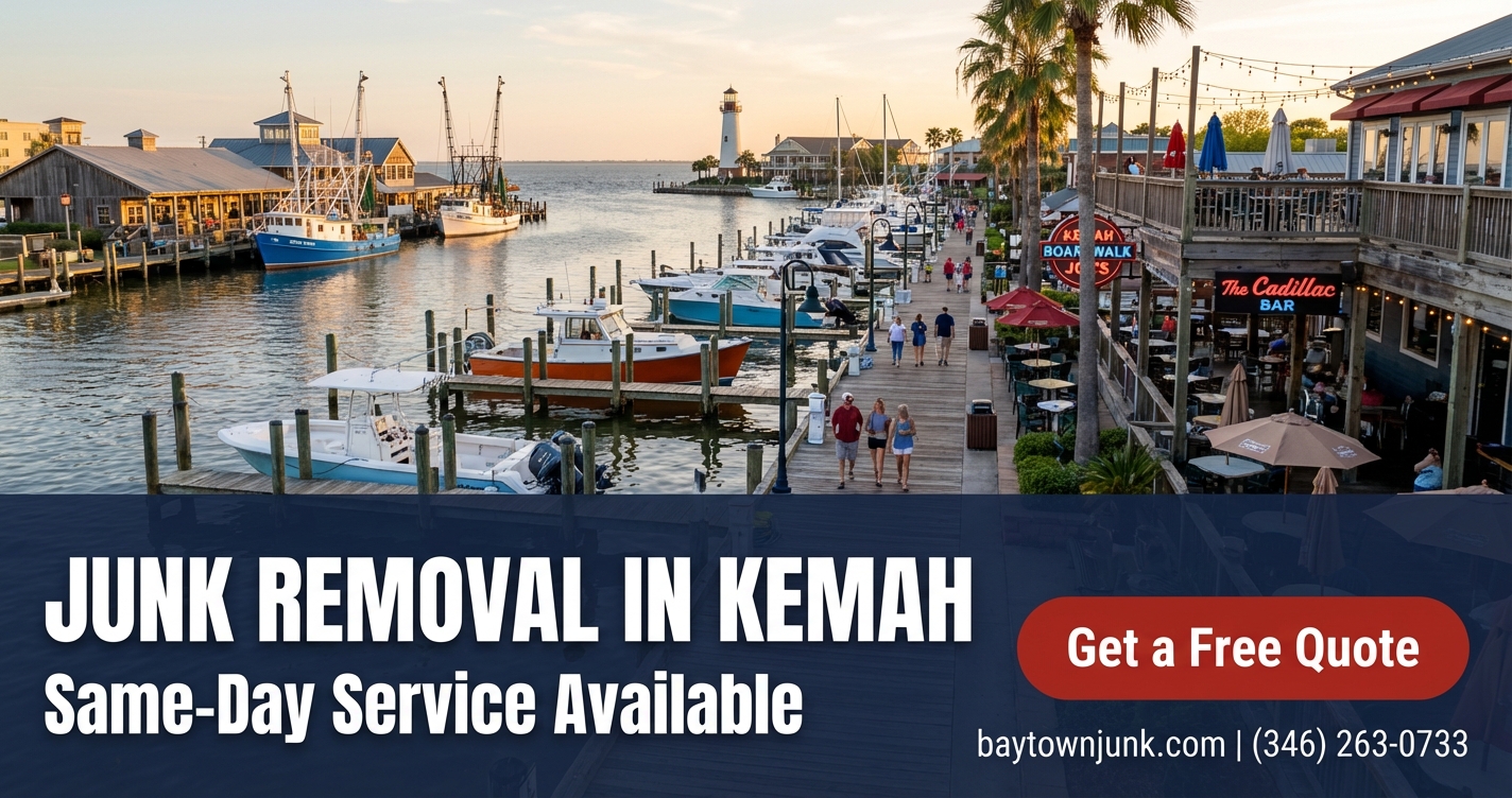 Junk Removal in Kemah, TX - Vacation Rental and Boardwalk Service