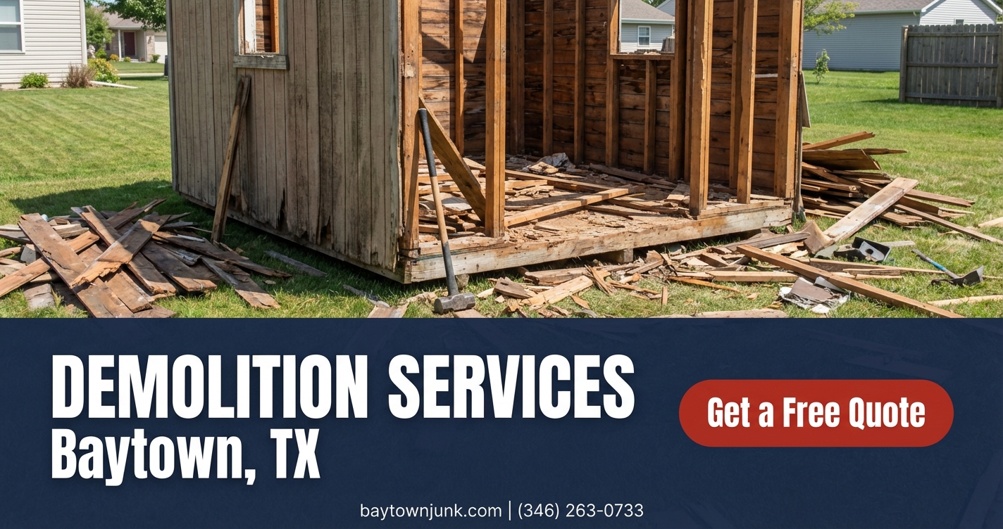Demolition Services in Baytown, TX - Professional, Safe, Complete