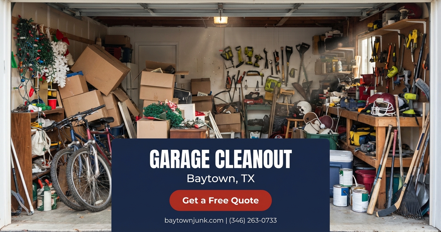 Garage Cleanout in Baytown, TX - Full Clearing Service